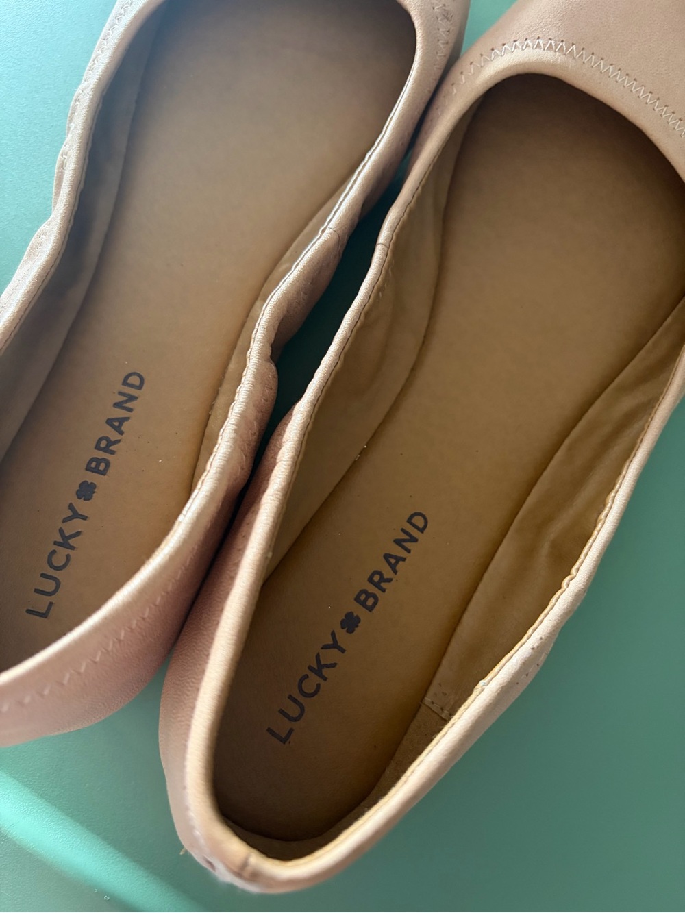 Lucky Brand Women’s Pink beige Ballet Flats - Picture 10 of 10